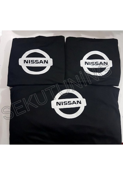 Nissan Qashqai Siyah Ön Arka Takım Likralı Kumaş Servis Kılıfı