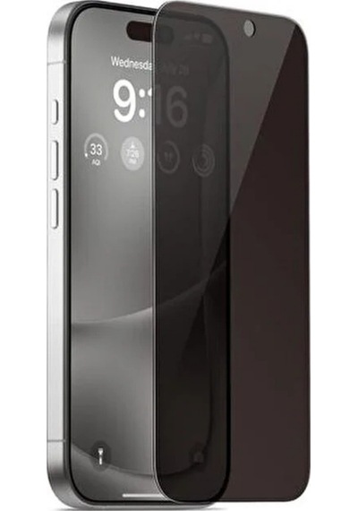 Pp Apple Uyumlu iPhone 17 Pro Max Anti-static 3d Prıvacy Hayalet Toz Tutmayan Kırılmaz Ekran Koruyucu
