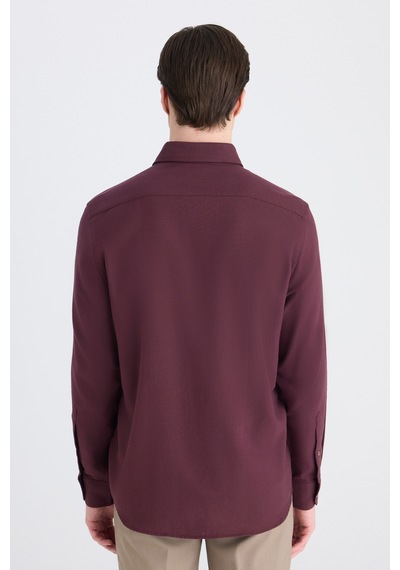 D'S Damat Ds Damat Comfort Bordo Gabardin Gömlek 5hc02kx03327m B01