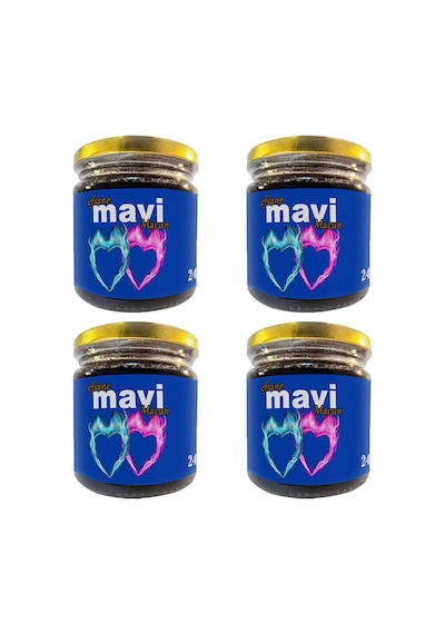 Efsanevi Mavi Macun 4 Kavanoz 240 Gr Bay&bayan Çiftleriçin Özel Macun
