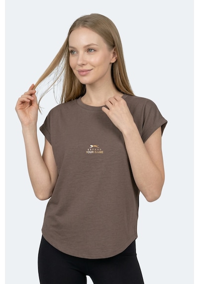 Slazenger Kapa Kadın Kahve Tişört Kahverengi