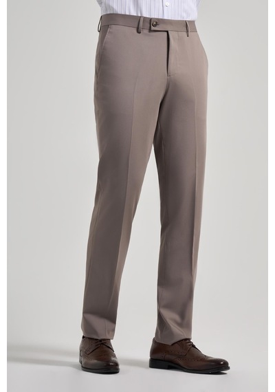 İmza Sütlü Kahverengi Esnek Yandan Cepli Comfort Fit Classic Pantolon 1003250159 Sütlü Kahverengi İmza Sütlü Kahverengi Esnek Yandan Cepli Comfort Fit Classic Pantolon 1003250159 Sütlü Kahverengi