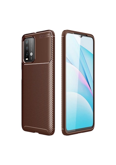 Xiaomi Poco M3 Kılıf Zore Negro Karbon Tasarım Silikon Kılıf