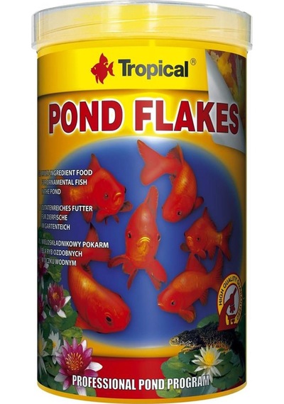 Tropical Pond Flakes Havuz Balıkları İçin Pul Yem 1 L