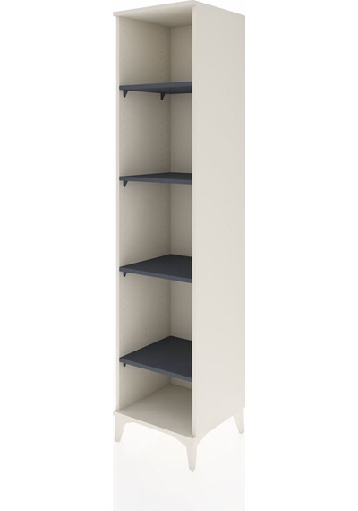 Hyperion Dolap 4 Raflı 44x44x195 Aytaşı-antrasit Aytaşı