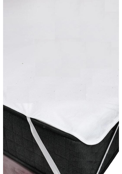Mycey Sıvı Geçirmez Micro Alez 150x200 Cm Çift Kişilik Yatak Koruyucu Beyaz