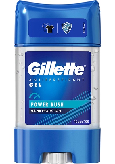 Gillette Antiperspirant Gel Deodorant Stick Power Rush 70 Ml