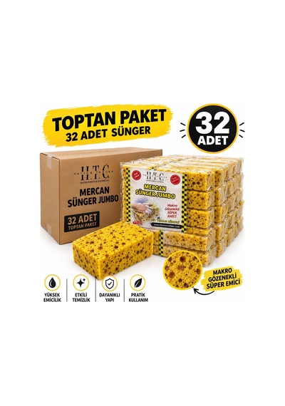 Magic Schine Mercan Oto Yıkama Süngeri 32 Adet