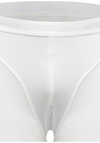 Weweus Beyaz 3'lü Micro Modal Premium Erkek Boxer 14183 Beyaz