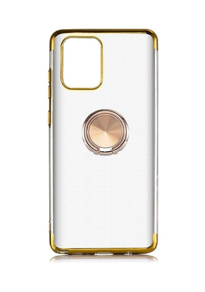 Galaxy S10 Lite Yüzüklü Standli Köseleri Renkli Seffaf Kilif 416307700