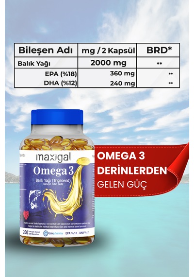 Omega 3, 200 Kapsül + Multi Men + Multi Women Dev Avantajlı Paket