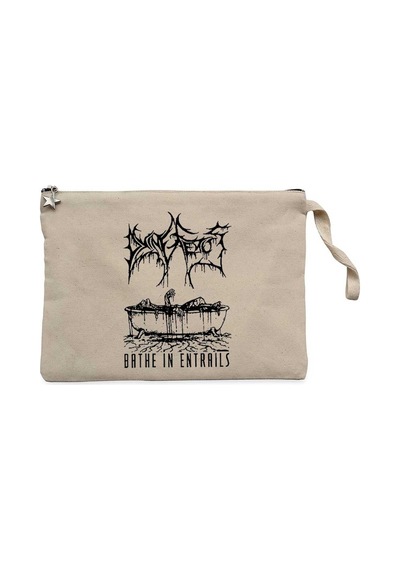 Dying Fetus Bathe İn Entrails Krem Clutch Astarlı Cüzdan / El Çantası