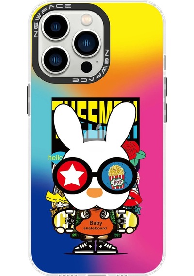 Newface - 167 - Apple iPhone Uyumlu 14 Pro Max Kılıf Estoril Desenli Kapak - Estoril - Kmrsfres - - 10