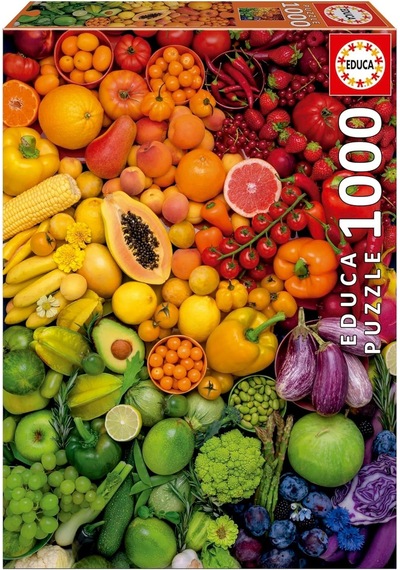 Educa Puzzle 20178 - 1000 Parça Renkli Vitamin - Colorful Vitamines