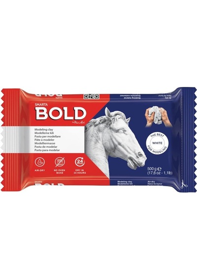 Smarta Seramik Hamuru Bold Beyaz 500 G