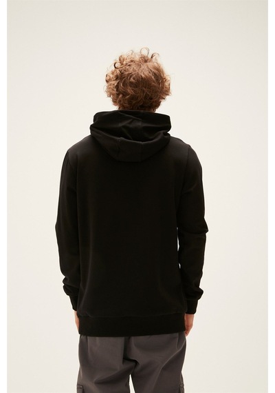Bad Bear INSIDE PATCH Hoodie Erkek Sweatshirt Siyah