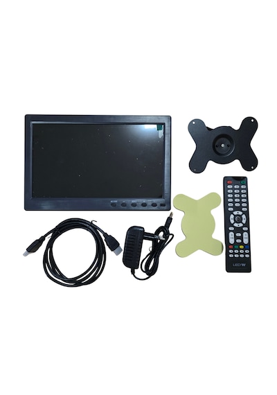 Viva M-10 10 İnç Tft Lcd Güvenlik Kamera Monitörü Hd Görüntü Destekli - Masaüstü Küçük Ekran Mini Cctv Dvr Uyumlu Monitör