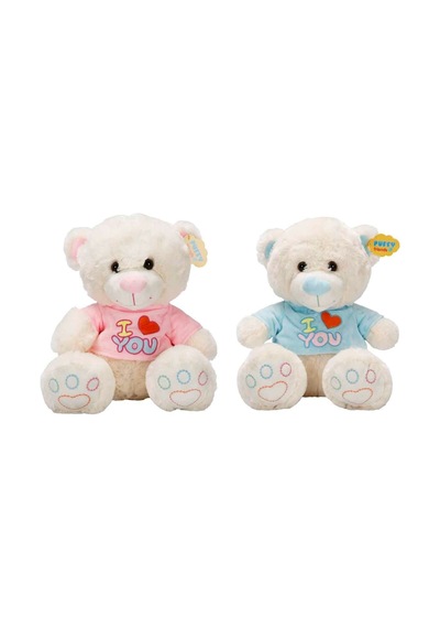 8311 Sun-jhn-pff-sk Peluş Ayı Oturan Love Tshırtlü 40 Cm 2r Belirtilmemiş
