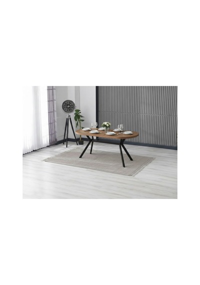 Luna Arya Yemek Masası Takımı / 6 Kişilik Mdf Masa & Polo Sandalye Takımı Antrasit Antrasit Luna Arya Yemek Masası Takımı / 6 Kişilik Mdf Masa & Polo Sandalye Takımı Antrasit Antrasit