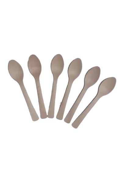 Kullan At Ahşap Tahta Kaşık 100 Adet 16 Cm