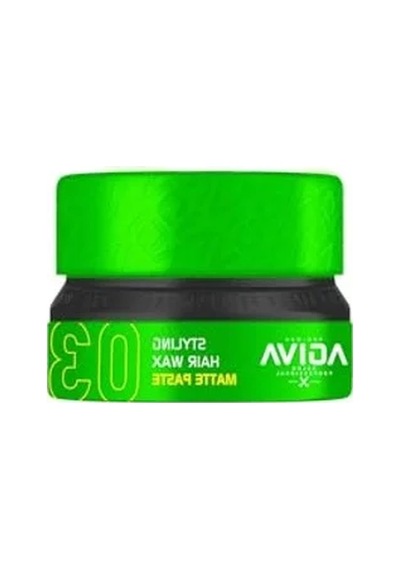 Yeşil Renkli Wax, 155 Ml Mat Bitişli Saç Şekillendirici Ürün