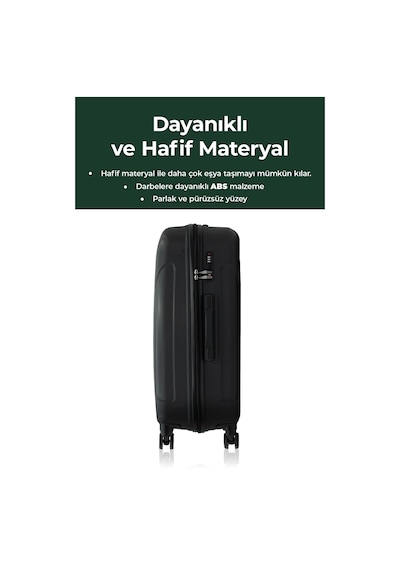 Petra Üçlü Lüx Abs Valiz Seti Mavi