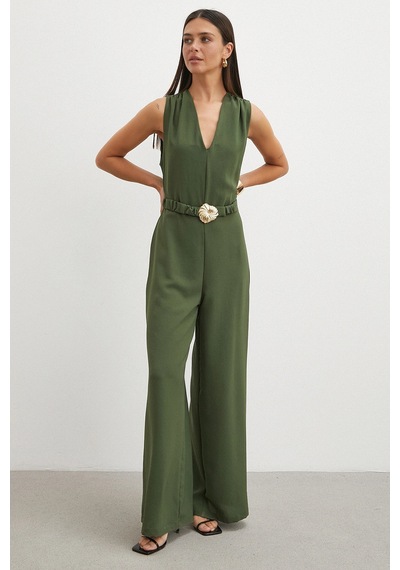 Uterpe Beli Kemerli Palazzo Paça Tulum Yeşil