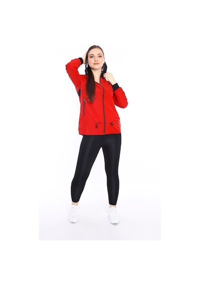 Escetic Kırmızı Kadın Spor Kapişonlu Su İtici Rüzgarlık Fermuarlu İnce Ceket 6560-4153-kırmızı Kırmızı Escetic Kırmızı Kadın Spor Kapişonlu Su İtici Rüzgarlık Fermuarlu İnce Ceket 6560-4153-kırmızı Kırmızı