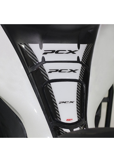 GP Kompozit  Honda PCX 125 / 150 2018-2020 Uyumlu Tank Pad Beyaz