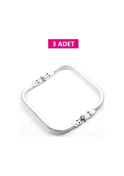 Hrşytrend Gizli Metal Çanta Bursu 3 Adet - 16 Cm - Metal Çanta Aparatı Çanta Aksesuarı Çok Renkli