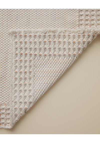 Pearly Pamuklu Dokuma Kilim 80x150 Cm Turuncu-ekru-bej