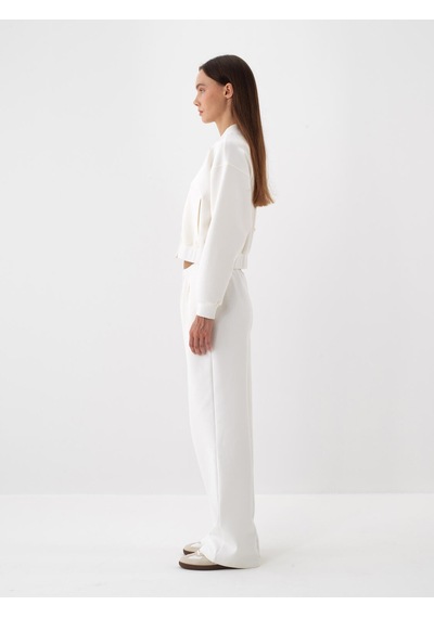 Xint Ekru Pamuk Dokulu Oversize Sweat Pantolon 470462