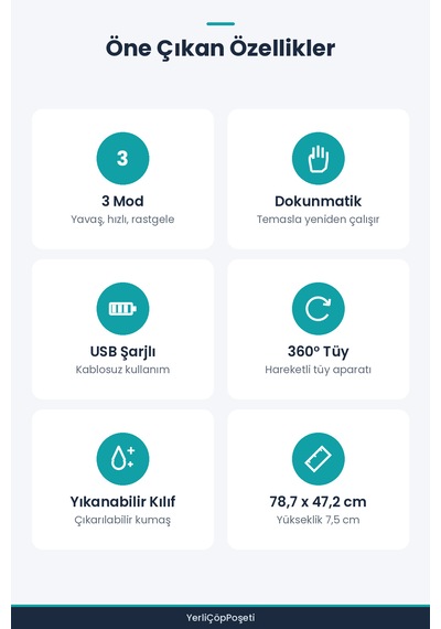 İnteraktif Kedi Oyuncağı - Hareketli Tüylü - Usb Şarjlı - 3 Oyun Modu