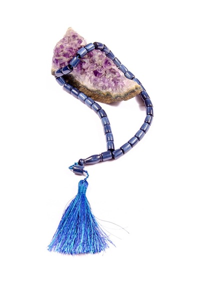 Burhan Sağlam Kesme Kesim 10x8 Mm Simli Katalin Tesbih Bs24174