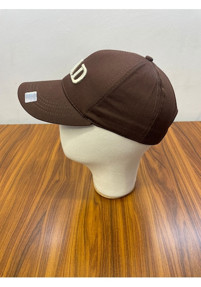Dad Baba Nakışlı Pamuklu Unisex Cap Şapka Kahverengi