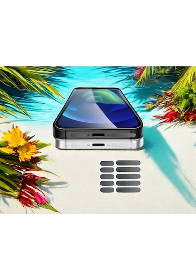 Xiaomi 14 T Pro Uyumlu Siyah Hoparlör Toz Ve Kir Toz Önleyici 5 Takim 10 Adet Tıpa Set