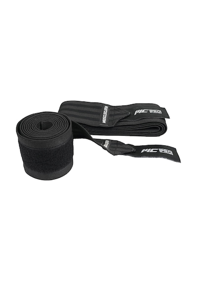 Musclecloth Pro Knee Wraps Diz Bandajı 2'li Paket - Cırt Bantlı Siyah