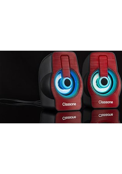 Classone X1 Rgb Gaming Hoparlör - Kırmızı