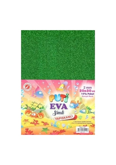 A4 20x30 Cm Simli Eva 2 Mm 10 Renk Ce-002