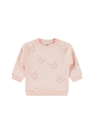 Civil Baby Kelebek Nakışlı 6-18 Ay Takım - Pembe 17973000826S1
