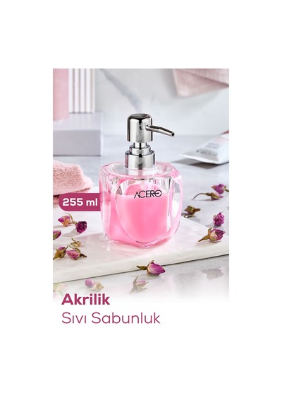Vienev Akrilik Sıvı Sabunluk 255 Ml Şeffaf 1992 Şeffaf