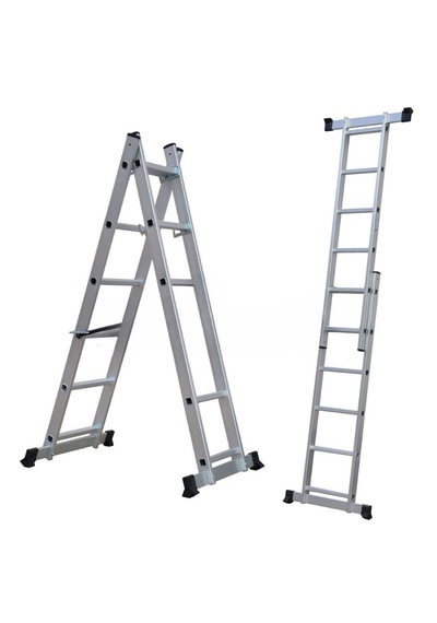 Packtech Alüminyum Platform Merdiven 9 Basamaklı 260 Cm Düz Uzayan