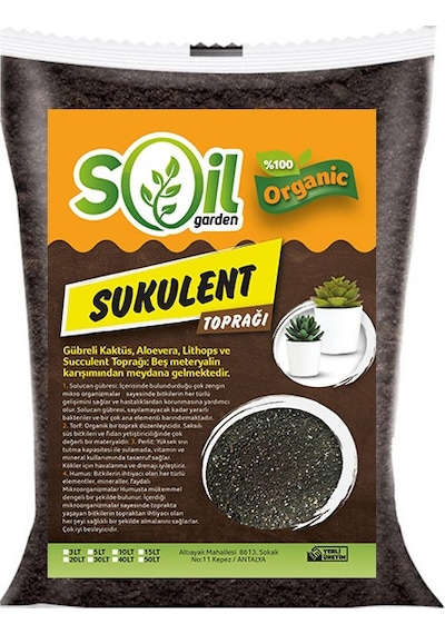 Soil Garden Sukulent Toprağı Özel Karışım 5 L