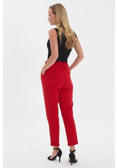 Selen Kadın Pantolon 24ysl5204 Kırmızı