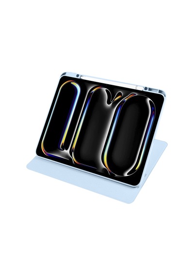 Apple Uyumlu iPad Pro 12.9 3./4./5./6. Nesil Kılıf Termik Kalem Bölmeli Dönebilen Standlı Kılıf 2018-2022