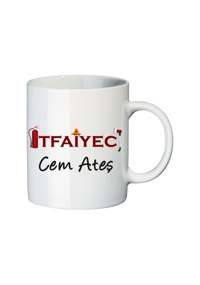 Itfaiyeciye Hediye Isimli Kupa Bardak