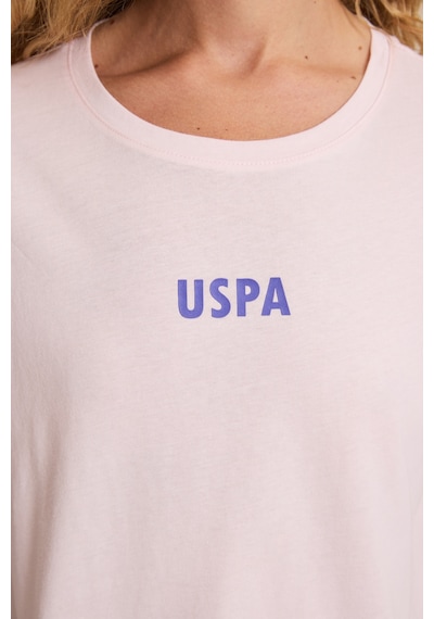 U.S. Polo Assn. U.s. Polo Assn. Kadın Açık Pembe Tişört 50323530-vr078 Acık Pembe