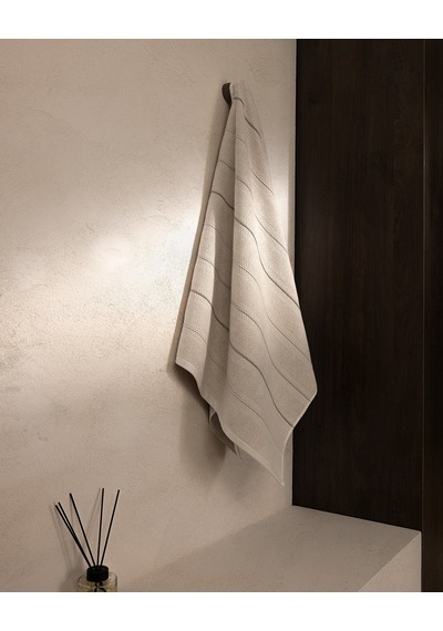 Madame Coco Celeste %100 Pamuk Banyo Havlusu - Bej - 70x140 Cm 8684427342800 Çok Renkli