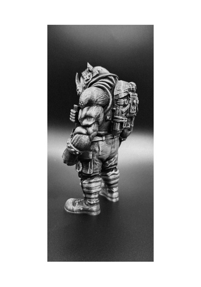 Ninja Turtles Rocksteady Figür 15 Cm Ninja Kaplumbağalar Rocksteady