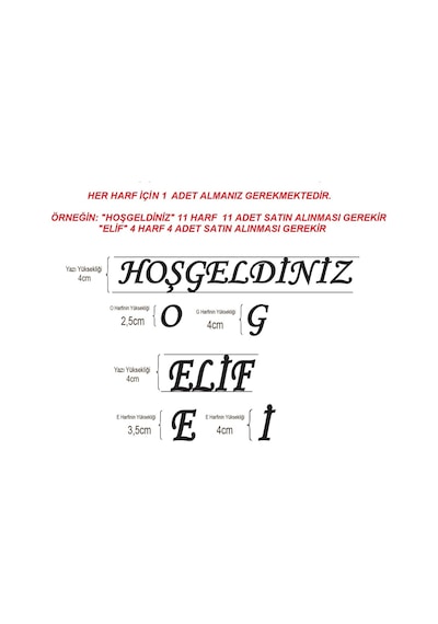 Keçe Alfabe, Isme Özel Keçe Harfler Hazır Keçe Rakam Ve Harfler (413612994)